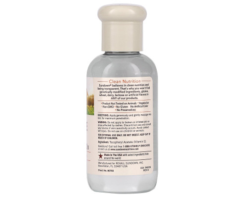 Sundown Naturals, Масло с витамином E, 70000 МЕ, 75 мл Sundown Naturals, Масло с витамином E, 70000 МЕ, 75 мл
