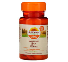 Sundown Naturals, Vitamin B12, 1000 mcg, 120 Timed Release Tablets