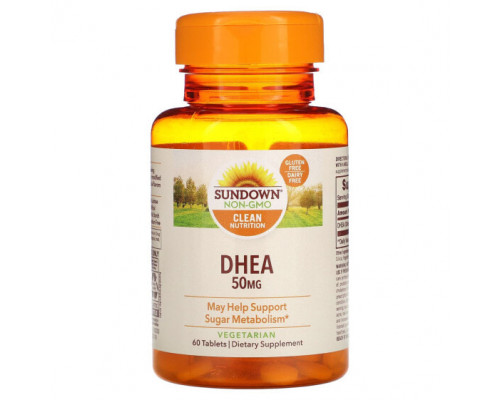 Мужское здоровье Sundown Naturals, ДГЭА, 50 мг, 60 таблеток Мужское здоровье Sundown Naturals, ДГЭА, 50 мг, 60 таблеток