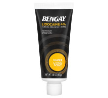 Bengay, Лидокаин максимальной эффективности, имбирь и цитрус, 85 г (3 унции)