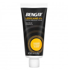 Bengay, Лидокаин максимальной эффективности, имбирь и цитрус, 85 г (3 унции)