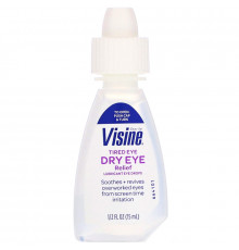 Visine, Sterile, Tired Eye Dry Eye Relief, 1/2 fl oz (15 ml)