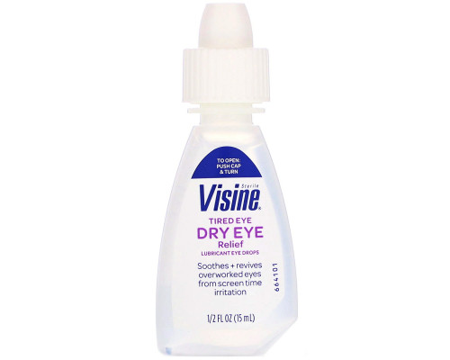 Visine, Sterile, Tired Eye Dry Eye Relief, 1/2 fl oz (15 ml) Visine, Sterile, Tired Eye Dry Eye Relief, 1/2 fl oz (15 ml)