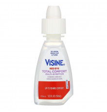 Visine, Red Eye Total Comfort, Multi-Symptom Eye Drops, 1/2 fl oz (15 ml)