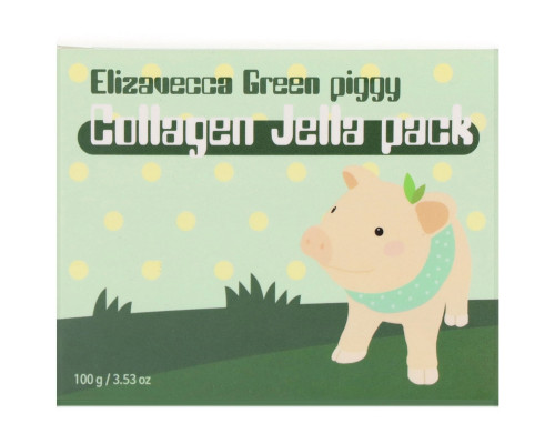 Elizavecca, Green Piggy, Collagen Jelly Pack, 3.53 oz (100 g) Elizavecca, Green Piggy, Collagen Jelly Pack, 3.53 oz (100 g)