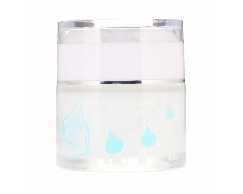 Elizavecca, Увлажняющий крем с гиалуроновой кислотой Aqua Hyaluronic Acid Water Drop Cream, 1,69 ж. унц. (50 мл) Elizavecca, Увлажняющий крем с гиалуроновой кислотой Aqua Hyaluronic Acid Water Drop Cream, 1,69 ж. унц. (50 мл)