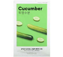 Missha, Airy Fit Beauty Sheet Mask, Cucumber, 1 Sheet, 19 g