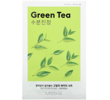 Missha, Airy Fit Beauty Sheet Mask, Green Tea, 1 Sheet, 19 g