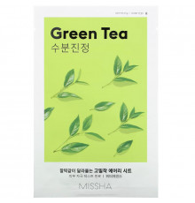 Missha, Airy Fit Beauty Sheet Mask, Green Tea, 1 Sheet, 19 g
