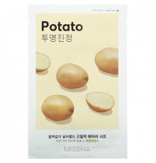 Missha, Airy Fit Beauty Sheet Mask, Potato, 1 Sheet, 19 g