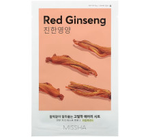 Missha, Airy Fit Beauty Sheet Mask, Red Ginseng, 1 Sheet, 19 g