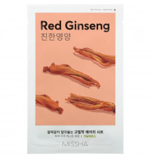 Missha, Airy Fit Beauty Sheet Mask, Red Ginseng, 1 Sheet, 19 g
