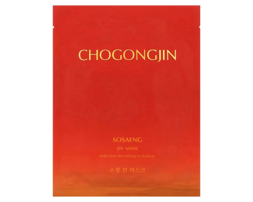 Missha, Тканевая маска Chogongjin Sosaeng Jin, 1 тканевая маска, 40 г (1,41 унции) Missha, Тканевая маска Chogongjin Sosaeng Jin, 1 тканевая маска, 40 г (1,41 унции)