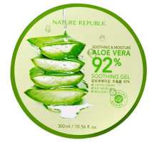 Nature Republic, Soothing & Moisture Aloe Vera 92% Soothing Gel, 10.56 fl oz (300 ml)