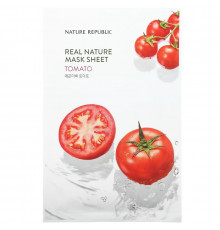 Nature Republic, Real Nature Beauty Mask Sheet, Tomato, 1 Sheet, 0.77 fl oz (23 ml)