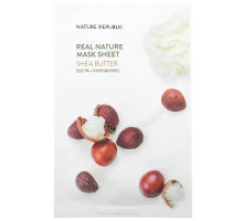 Nature Republic, Real Nature Beauty Mask Sheet, Shea Butter, 1 Sheet, 0.77 fl oz (23 ml)