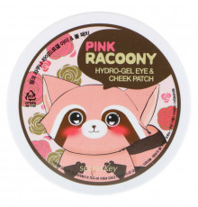 Secret Key, Водный гель для глаз и щек, Pink Racoony, 60 патчей