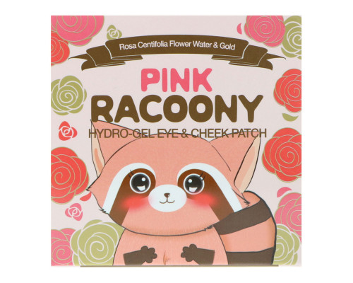 Secret Key, Водный гель для глаз и щек, Pink Racoony, 60 патчей Secret Key, Водный гель для глаз и щек, Pink Racoony, 60 патчей