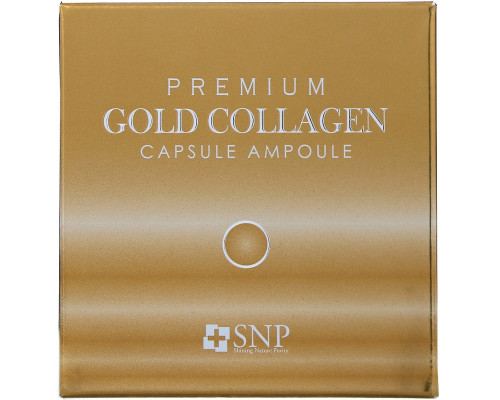 SNP, Premium Gold Collagen, ампульные капсулы с коллагеном, 30 шт. SNP, Premium Gold Collagen, ампульные капсулы с коллагеном, 30 шт.