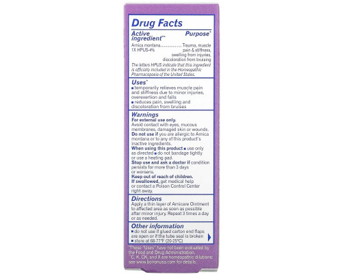 Boiron, Arnicare Ointment, Pain Relief, Unscented, 1 oz (30 g) Boiron, Arnicare Ointment, Pain Relief, Unscented, 1 oz (30 g)