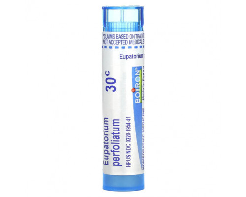 Травы и натуральные средства Boiron, Eupatorium Perfoliatum, 30C, прибл. 80 гранул