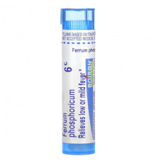 Травы и натуральные средства Boiron, Ferrum Phosphoricum, 6C, прибл. 80 гранул