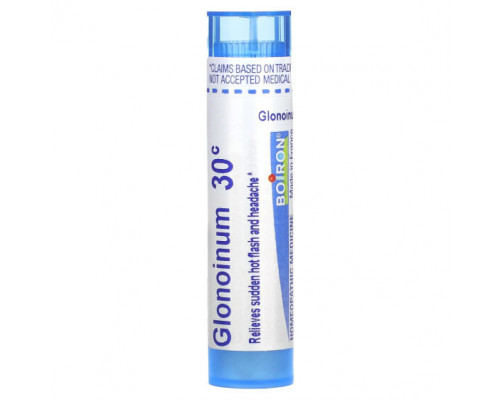 Травы и натуральные средства Boiron, Glonoinum, 30C, прибл. 80 гранул Травы и натуральные средства Boiron, Glonoinum, 30C, прибл. 80 гранул