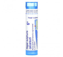 Травы и натуральные средства Boiron, Hepar Sulphuris Calcareum, 6C, прибл. 80 гранул