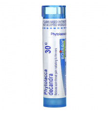 Травы и натуральные средства Boiron, Phytolacca Decandra, 30C, прибл. 80 гранул