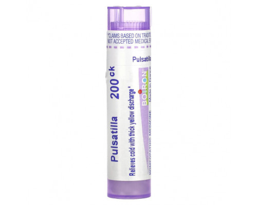 Травы и натуральные средства Boiron, Pulsatilla, 200CK, прибл. 80 гранул Травы и натуральные средства Boiron, Pulsatilla, 200CK, прибл. 80 гранул