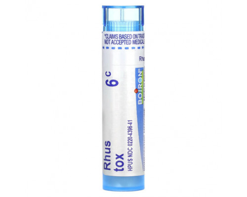 Травы и натуральные средства Boiron, Rhus Tox, 6C, прибл. 80 гранул Травы и натуральные средства Boiron, Rhus Tox, 6C, прибл. 80 гранул