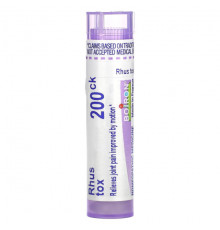 Травы и натуральные средства Boiron, Rhus Tox, 200 CK, прибл. 80 гранул