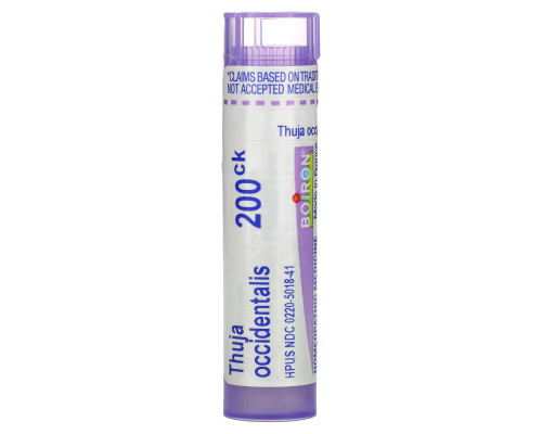 Boiron, Single Remedies, Thuja Occidentalis, 200 CK, Approx 80 Pellets Boiron, Single Remedies, Thuja Occidentalis, 200 CK, Approx 80 Pellets