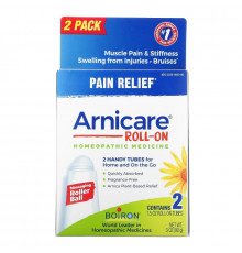 Boiron, Arnicare, шариковое обезболивающее, 2 тюбика, по 1,5 унции