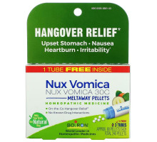 Boiron, Single Remedies, Nux Vomica 30C, 3 Tubes, Approx 80 Pellets Each