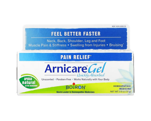 Boiron, Arnicare Gel, Pain Relief, Unscented, 2.6 oz (75 g) Boiron, Arnicare Gel, Pain Relief, Unscented, 2.6 oz (75 g)