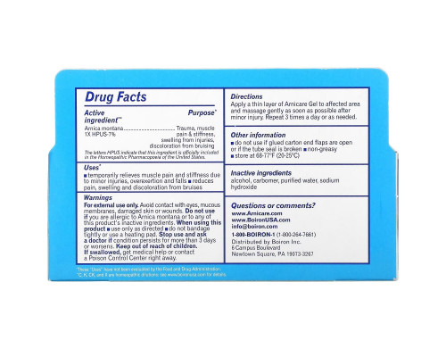 Boiron, Arnicare Gel, Pain Relief, Unscented, 2.6 oz (75 g) Boiron, Arnicare Gel, Pain Relief, Unscented, 2.6 oz (75 g)