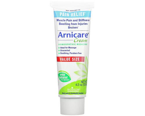 Boiron, Arnicare Cream, Pain Relief, Unscented, 4.2 oz (120 g) Boiron, Arnicare Cream, Pain Relief, Unscented, 4.2 oz (120 g)