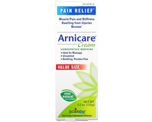 Boiron, Arnicare Cream, Pain Relief, Unscented, 4.2 oz (120 g) Boiron, Arnicare Cream, Pain Relief, Unscented, 4.2 oz (120 g)