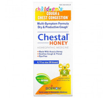 Детское здоровье Boiron, Chestal Honey, помощь при кашле и накоплении секрета в просвете бронхов у детей, 40 доз (6,7 жидк. унций)