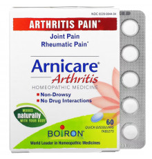 Boiron, Arnicare, при артрите, 60 быстрорастворимых таблеток