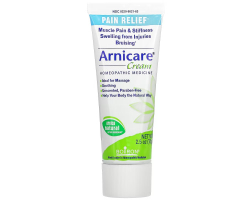 Boiron, Arnicare Cream, Pain Relief, Unscented, 2.5 oz (70 g) Boiron, Arnicare Cream, Pain Relief, Unscented, 2.5 oz (70 g)