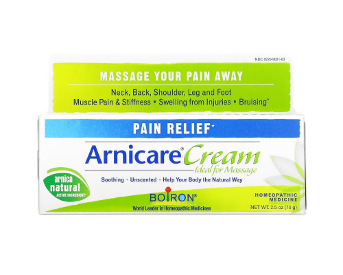 Boiron, Arnicare Cream, Pain Relief, Unscented, 2.5 oz (70 g) Boiron, Arnicare Cream, Pain Relief, Unscented, 2.5 oz (70 g)