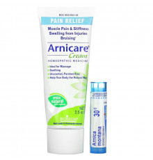 Boiron, Arnicare Cream, Pain Relief, Value Pack, 2.5 oz (70 g) and Approx. 80 Pellets
