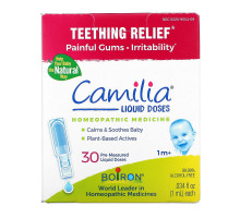 Boiron Camilia облегчение боли при прорезывании зубов 30 жидких доз 0034 жидкой унции каждая