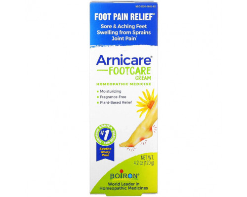 Арника Boiron, Arnicare, крем для ног, для снятия боли в ногах, 120 г (4,2 унции) Арника Boiron, Arnicare, крем для ног, для снятия боли в ногах, 120 г (4,2 унции)