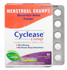 Boiron, Cyclease Cramp, Menstrual Cramps, 60 Quick-Dissolving Tablets