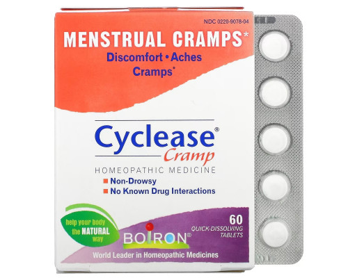 Boiron, Cyclease Cramp, Menstrual Cramps, 60 Quick-Dissolving Tablets Boiron, Cyclease Cramp, Menstrual Cramps, 60 Quick-Dissolving Tablets