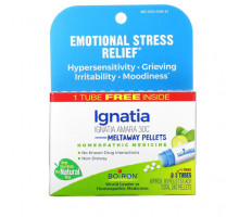 Травы и натуральные средства Ignatia Amara, Meltaway Pellets, 30C, 3 Tubes, 80 Pellets Each