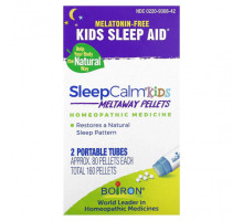 Детское здоровье Boiron, SleepCalm Kids, 2 переносных тубуса, 80 гранул в каждом